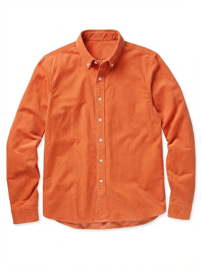 Easy-iron plain white poplin shirt