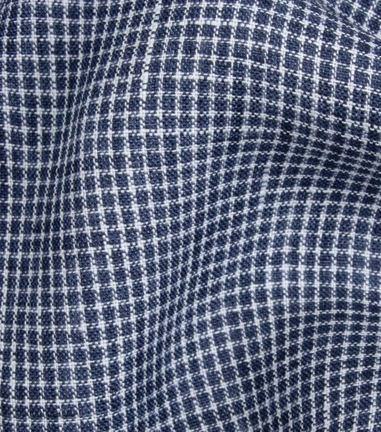 Easy-iron plain white poplin shirt