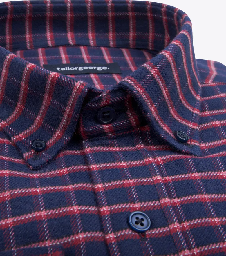 Easy-iron plain white poplin shirt