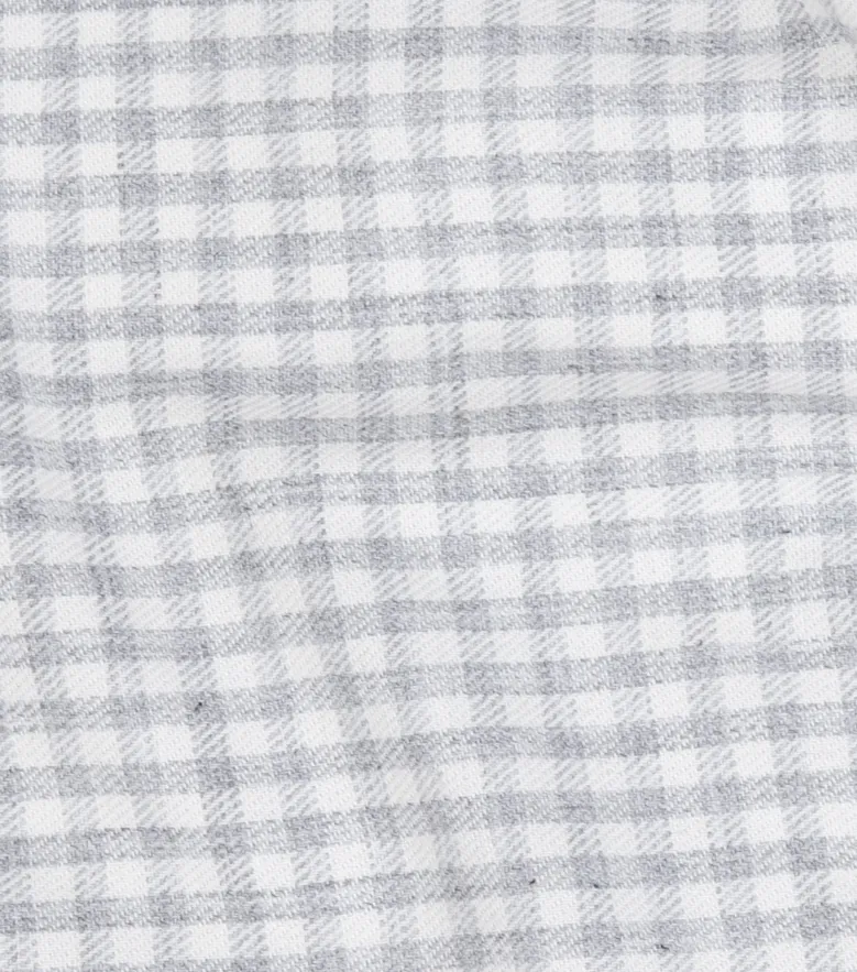 Easy-iron plain white poplin shirt