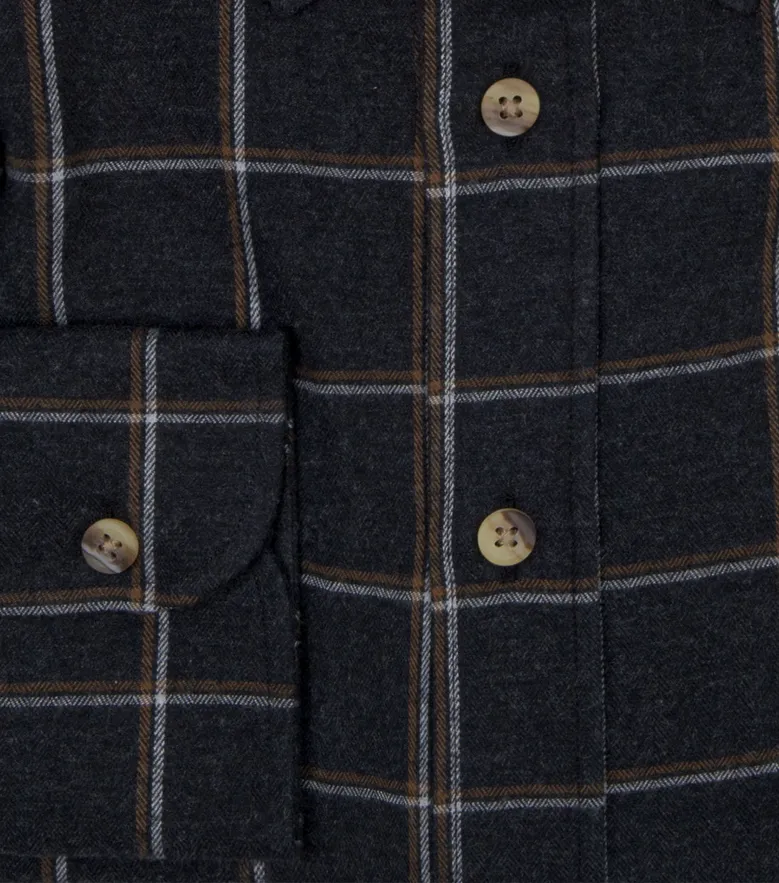 Easy-iron plain white poplin shirt