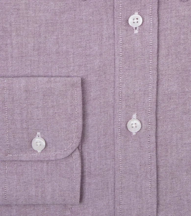 Easy-iron plain white poplin shirt