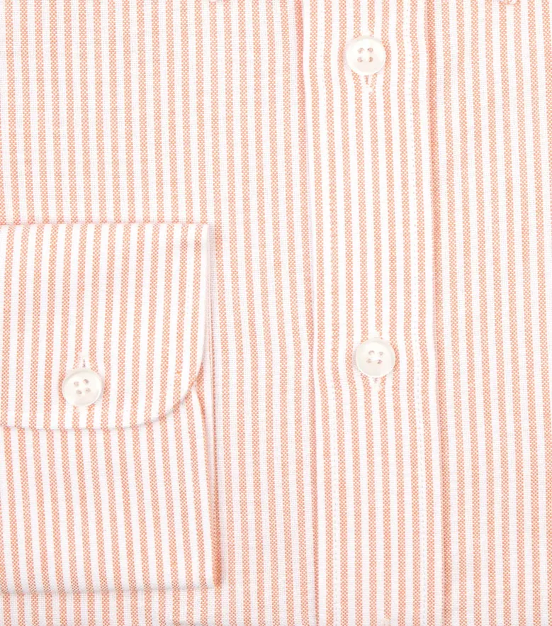 Easy-iron plain white poplin shirt