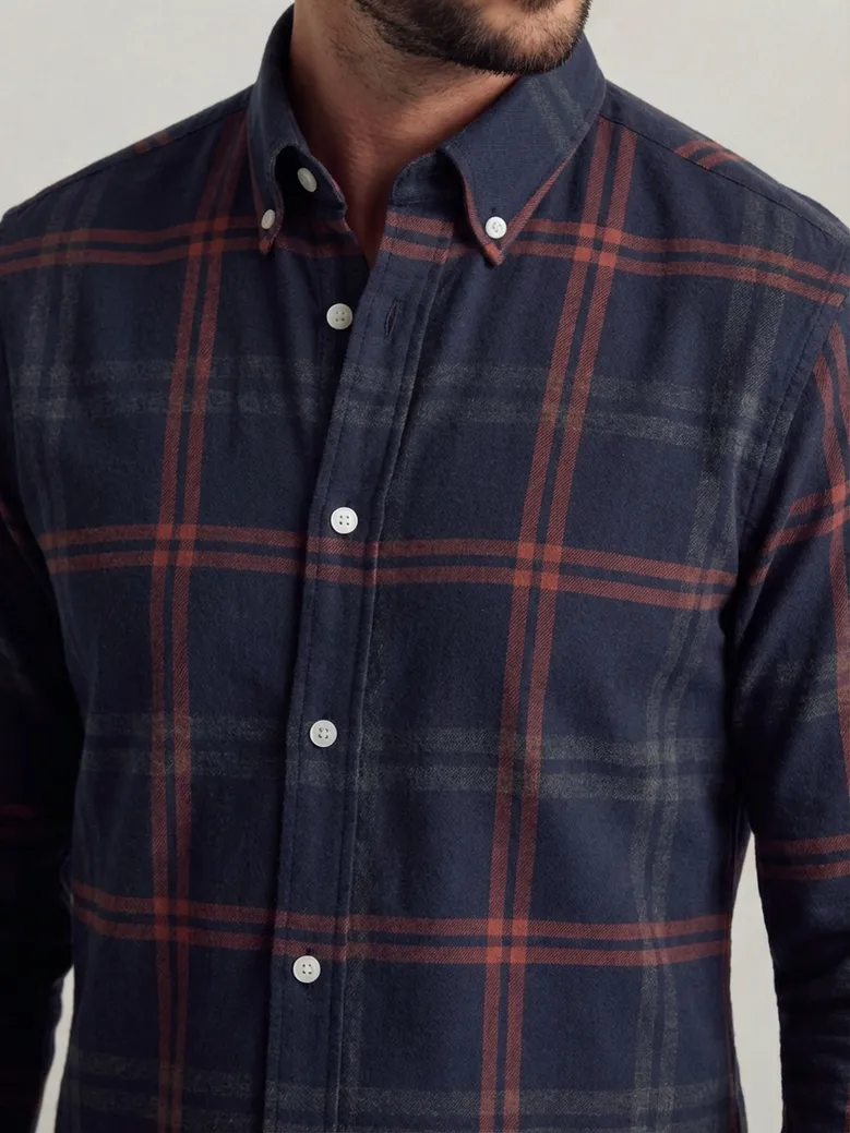 Easy-iron plain white poplin shirt