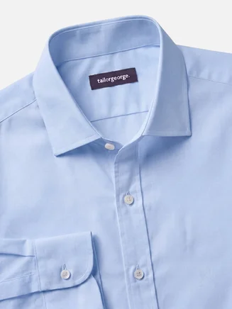 Easy-iron poplin shirt