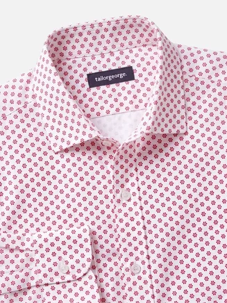 Printed poplin shirt