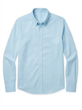 Plain blue Oxford Shirt